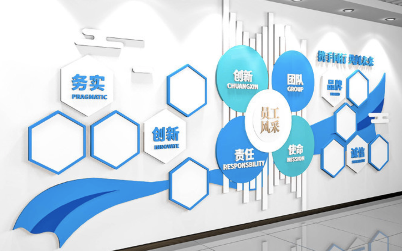 公司企業宣傳形象文化墻(圖2) 員工風采企業文化墻公司照片墻